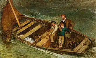 William Quiller Orchardson - Toilers of the Sea  (1870)