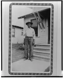 Photograph of William Watkins, ex-slave, from the Slave Narratives from the Federal Writers' Project, 1936-1938, Library of Congress, Washington, D.C.