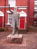 Statue of William Booth, on Notintone Place