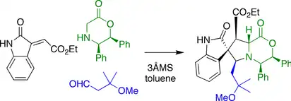 Williams spirotryprostatin B synthesis