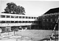 Dormitory block being built, 1965