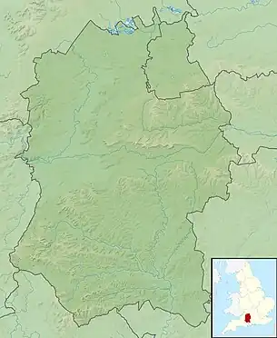 Cunetio is located in Wiltshire