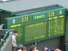 Image 50A Royal Marines Commando as a services steward in 2005. (from Wimbledon Championships)