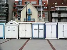 Beach huts