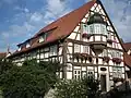 Bgm-Elsässer-Haus, 16th c., bay window of 1717