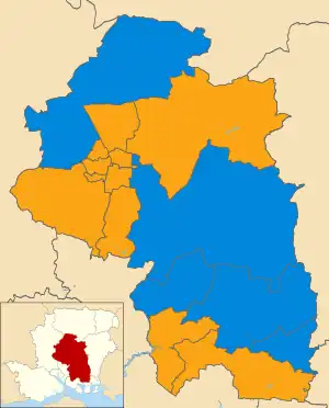 2019 results map