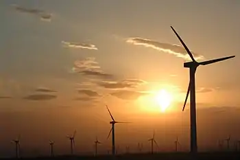 Image 42Wind farm in Xinjiang, China (from Wind power)