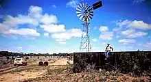 Image 61Windpump in far western NSW. (from Windmill)