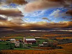 A farm in Windsor Township in November 2007