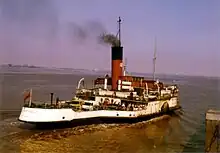 The Wingfield Castle in September 1973 on the Humber estuary