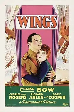 Wings is the first film to win the Academy Award for Best Picture, which was at the time known as Outstanding Picture. Also won an award for the Best Engineering Effects.