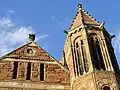Gable and tower.