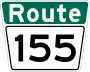 Route 155 marker