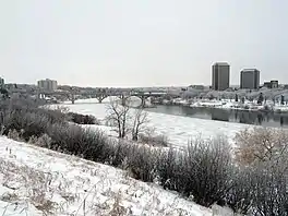 Temperatures in Saskatoon can be as cold as −20.7°C on average during the winter months.