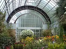 Inside the Wintergardens Tropical House.