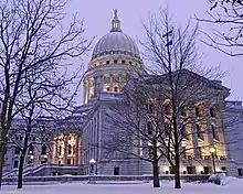 Image 44The Wisconsin State Capitol is located on the isthmus between Lake Mendota and Lake Monona, in the city of Madison. (from Wisconsin)