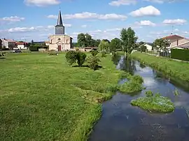 Church beside the River Wiseppe at Wiseppe