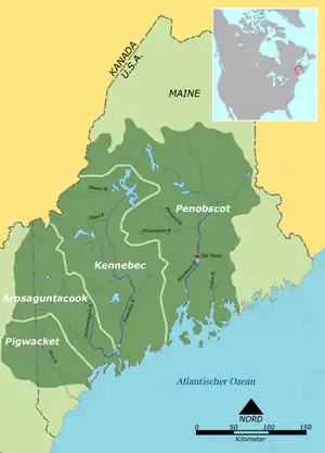 Eastern Abenaki (Penobscot, Kennebec, Arosaguntacook, Pigwacket/Pequawket)