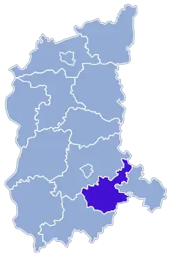 Location within the voivodeship