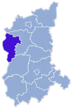 Location within the voivodeship