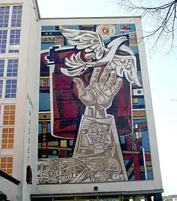 Image 5Mosaic by Walter Womacka in Eisenhüttenstadt (from Culture of East Germany)