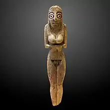 Image 29Ancient Badarian mortuary figurine of a woman, held at the Louvre (from Prehistoric Egypt)