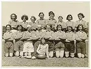 Women's rugby union team, New South Wales, Australia, 1930s