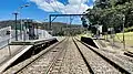 View south from the level crossing