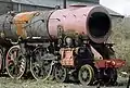 35009 Shaw Savill stood inside Woodham Brothers scrapyard.