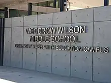 Woodrow Wilson Middle School in North Park