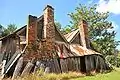 An old abandoned timber and brick house at Iona, Woodville