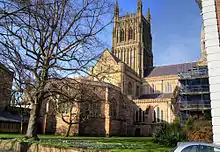 View of the cathedral from College Green