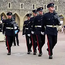 Infantry of the Line: Soldiers of the Worcestershire and Sherwood Foresters Regiment in No.1 dress