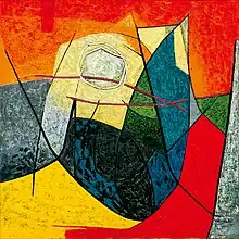 Work, 1958, oil on canvas, 102x102cm