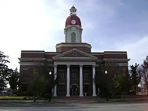 Worth County courthouse in Sylvester