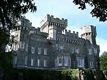 Image 16Wray Castle – built by a Liverpool doctor who had married a rich wife. Constructed in 1840 at the head of Windermere. Associated with two key players of the National Trust : Canon Rawnsley and Beatrix Potter (from History of Cumbria)