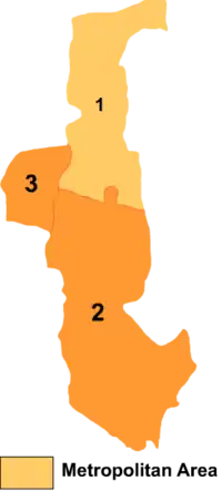 Haibowan is the division labeled '1' on this map