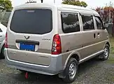 The rear view of a Wuling Rongguang facelift.