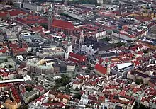 View over Munich's Old Town