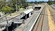 Looking south from footbridge