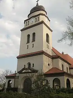 Sacred Heart church in Wyry