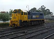 Australian G26C locomotive X41 in Pacific National livery.