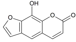 Chemical structure of xanthotoxol.