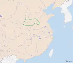 Proposed location of the Xia dynasty