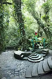 Steps and landing, Las Pozas, Xilitla, 2010