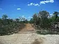 Former railway track toward Mérida