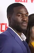 Yahya Abdul-Mateen II at the 2017 premiere of "Baywatch" in Sydney, Australia.