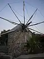 Yalikavak windmill built in 1859 and restored in 2005