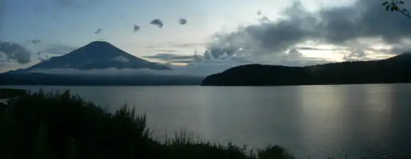 Mount Fuji and Lake Yamanaka