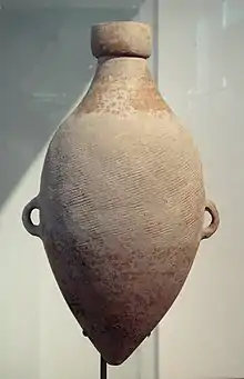 Yangshao cordmarked amphora, Banpo phase, 4800 BC, Shaanxi